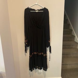 Black Crossbody Dress